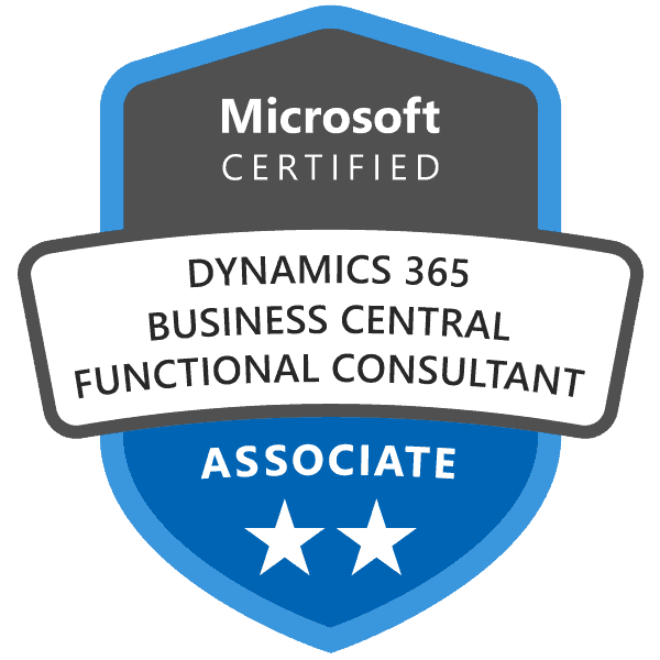 Certified Microsoft Dynamics 365 BC Consultants Badge