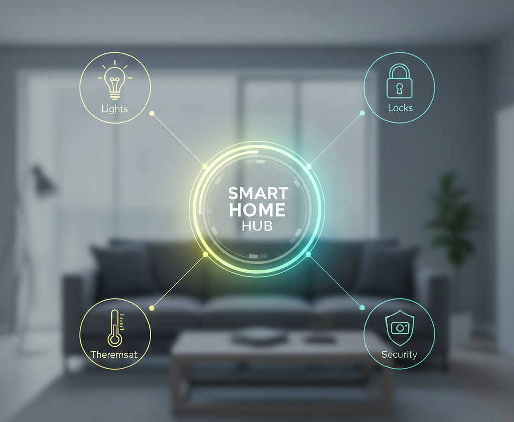 Smart home hub analogy for ERP systems